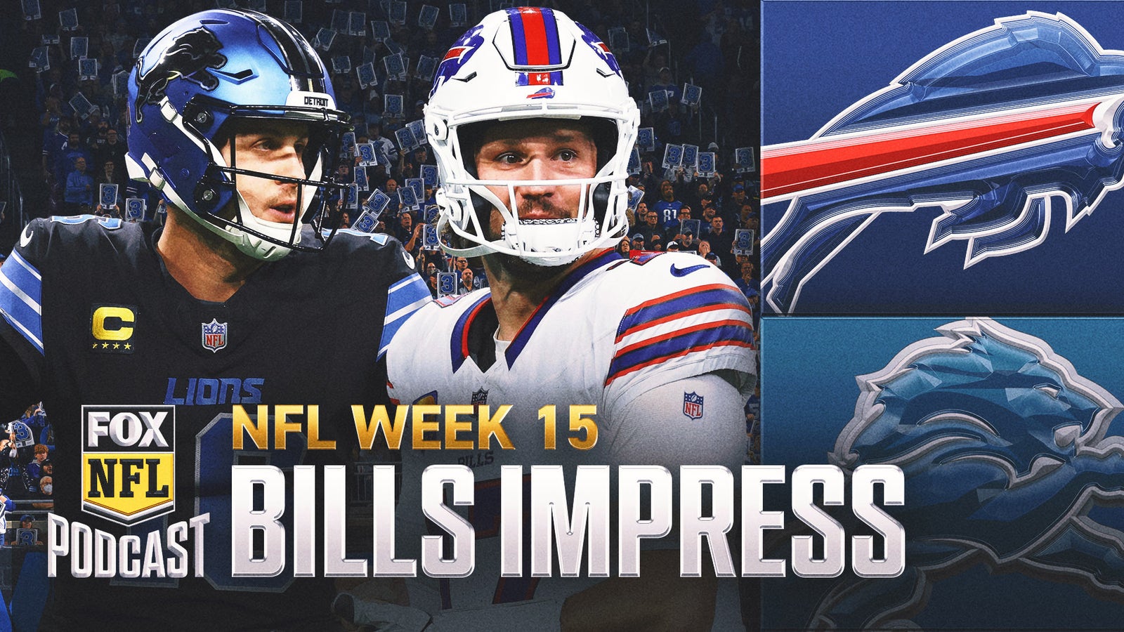 Josh Allen, Buffalo Bills HOLD OFF Jared Goff, Detroit Lions in Chaotic Thriller | NFL on FOX Pod