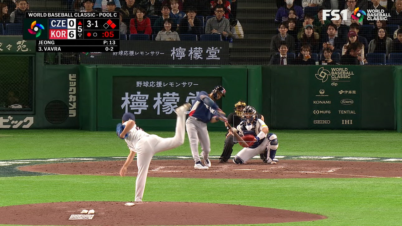 Czechia’s Terrin Vavra hits three-run HR, trimming deficit against Republic of Korea