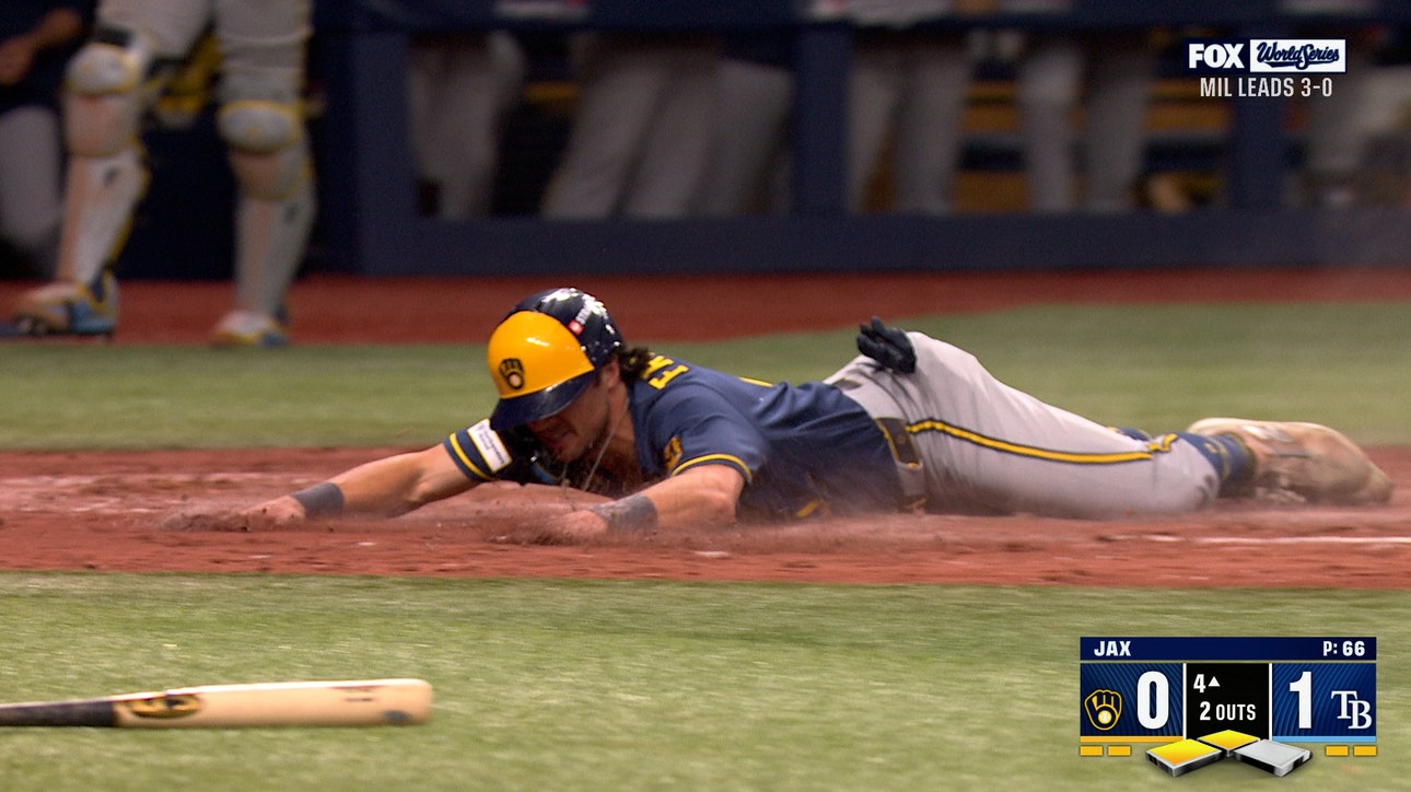 Brewers’ Cooper Pratt Hits Double To Drive In Game-Tying Run vs Rays