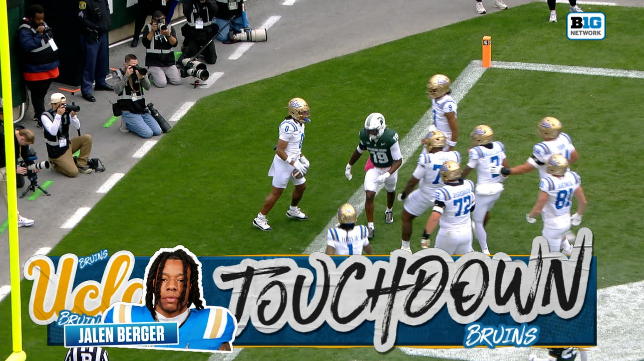 Jalen Berger runs for 16-yard TD to give UCLA the lead over Michigan State 