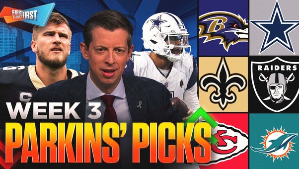 Ravens vs. Cowboys, Saints favorites, Chiefs dominate the Dolphins on Parkins’ Week 3 Picks? | FTF