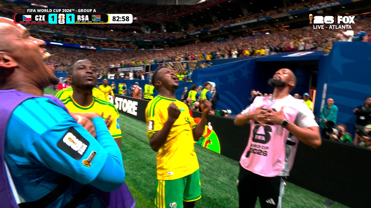 South Africa’s Teboho Mokoena scores penalty for equalizer against Czechia | 2026 FIFA World Cup™