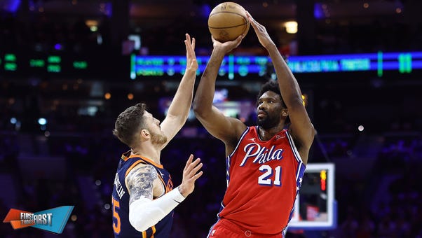 Knicks defeat Sixers in Game 4: Embiid p***** off about NYK fans in Philly | First Things First