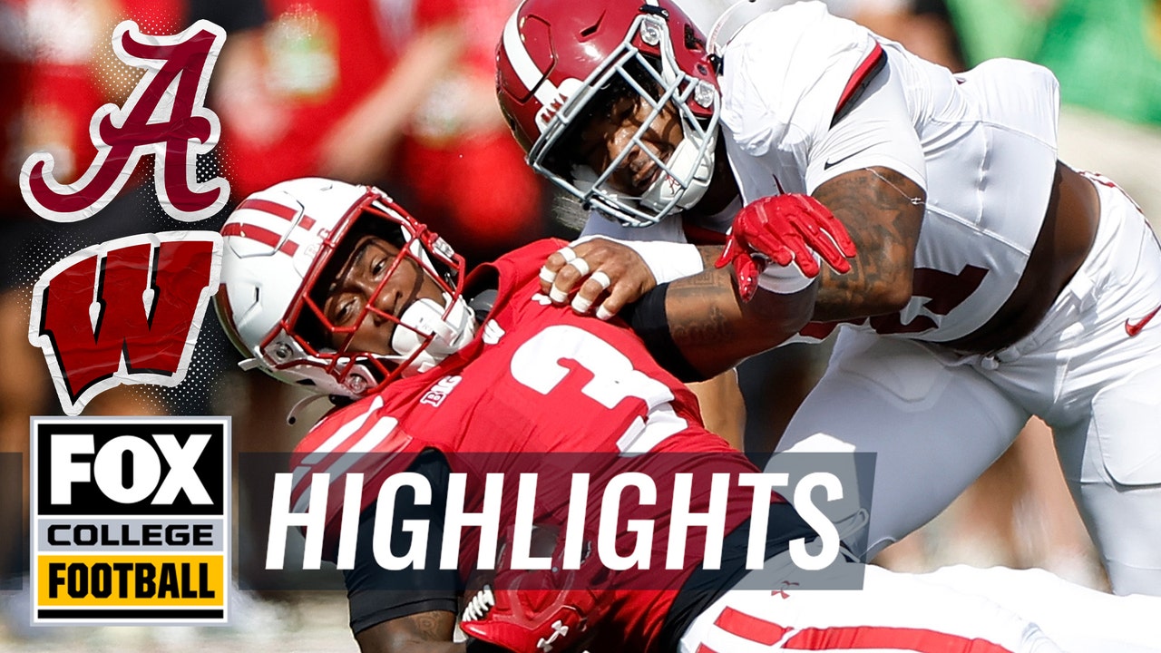 No. 4 Alabama Crimson Tide vs. Wisconsin Badgers Highlights | FOX College Football 