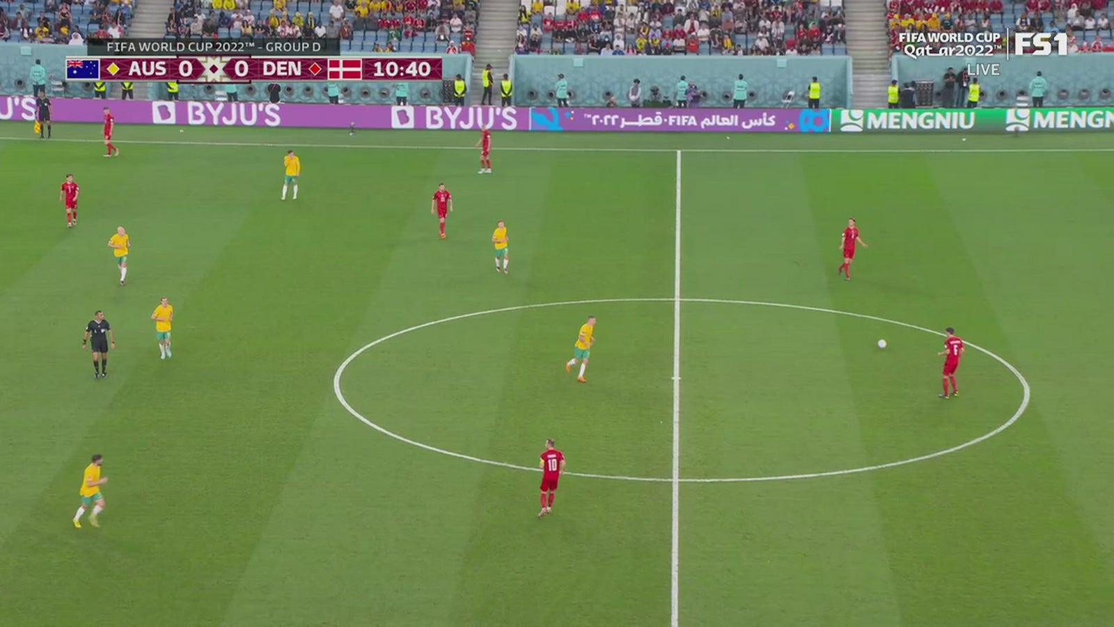 Australia v Denmark: highlights of the first half