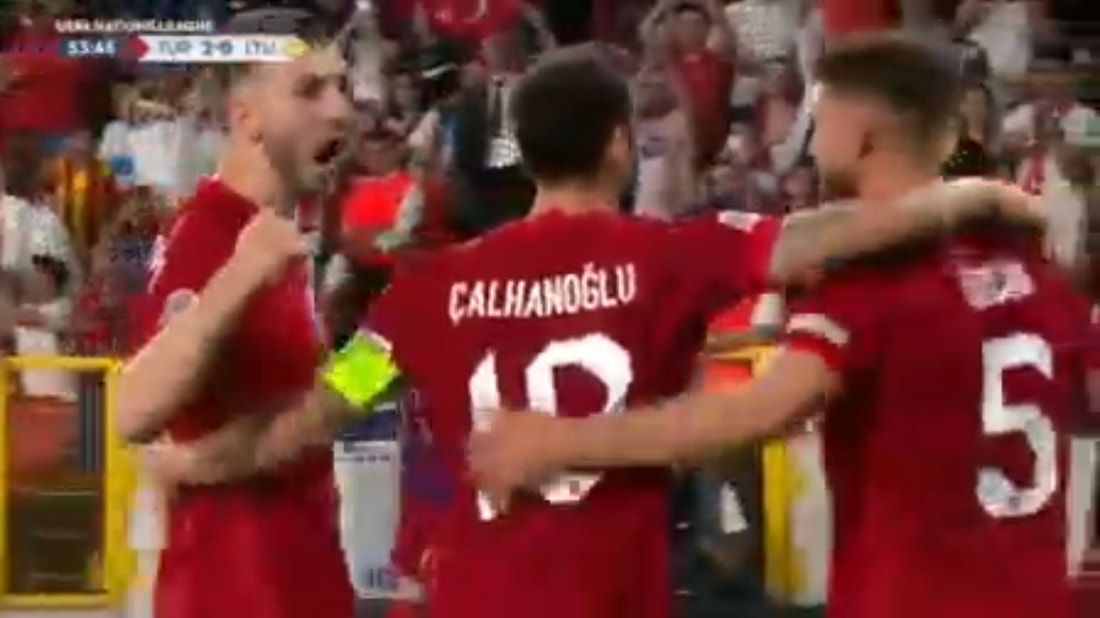 Hakan Calhanoglu extends Turkey's lead to 2-0 over Lithuania