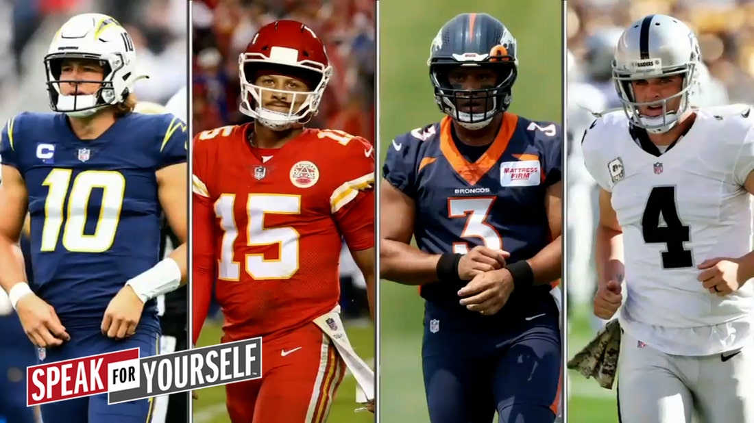 Which QB is under the most pressure in the AFC West? | SPEAK FOR YOURSELF