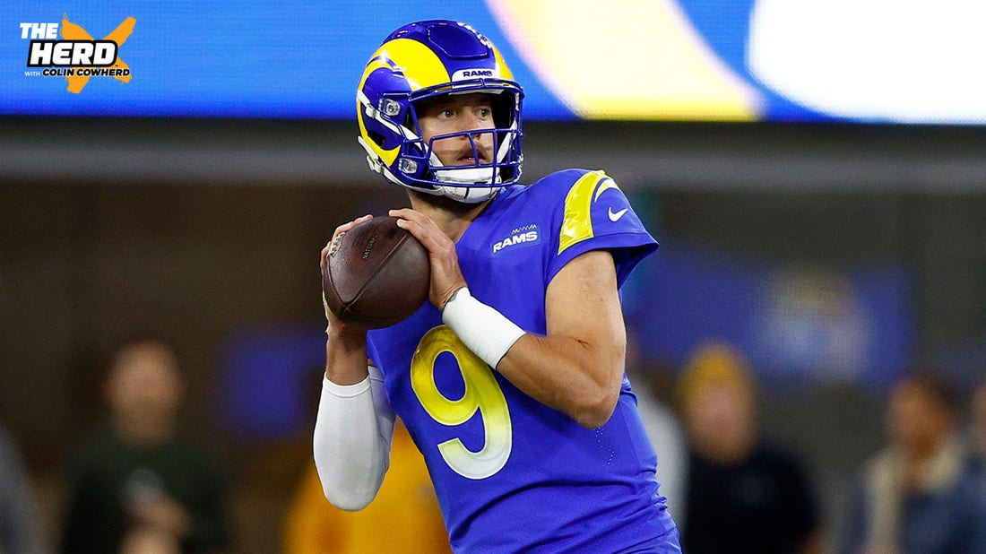 Rams' Matthew Stafford and Aaron Donald after beating the Seahawks, 30-13, Postgame Interview