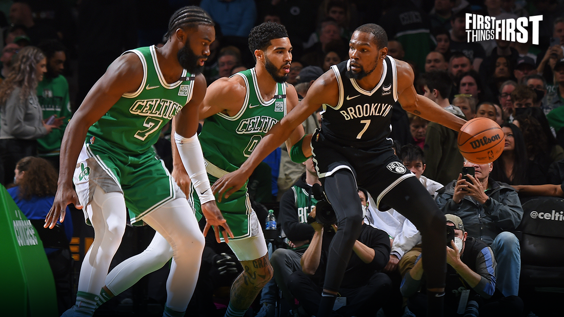 Nets initially wanted Tatum-Brown package in KD trade | FIRST THINGS FIRST