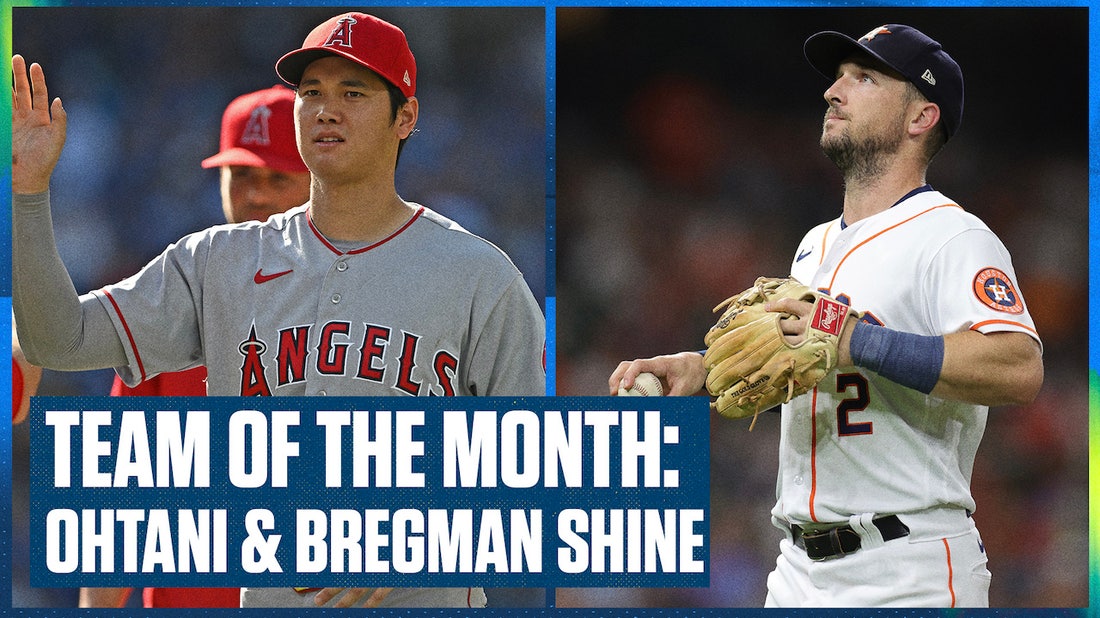 Shohei Ohtani, Aaron Judge & Alex Bregman lead off the Team of the Month | Flippin' Bats