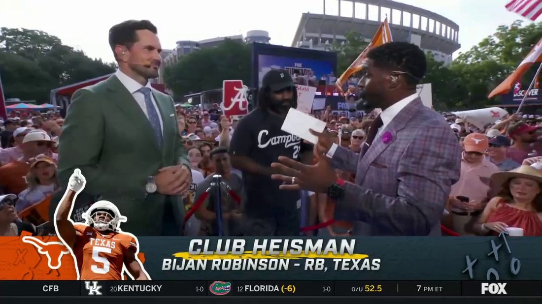 Texas ex RB Ricky Williams joins to talk heisman prospects of the Crimson Tide and Longhorns