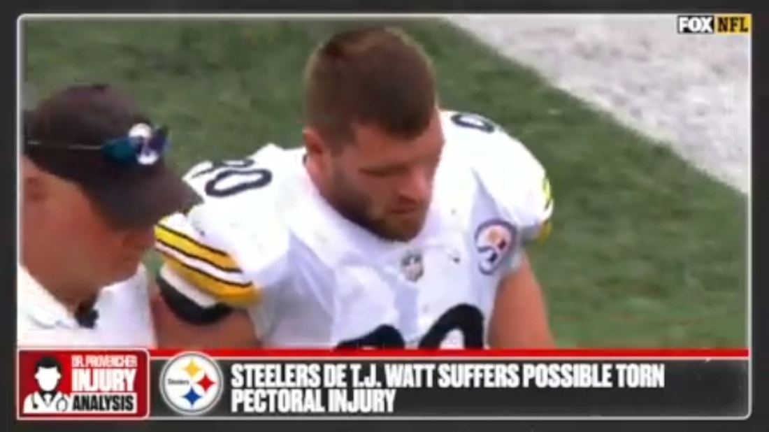 Dr. Matt: T.J. Watt could miss three to four months with a pectoral injury | NFL on FOX