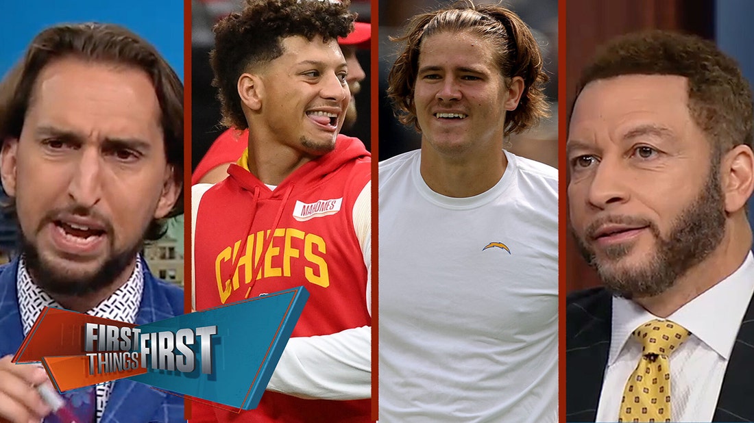 Patrick Mahomes, Chiefs host Justin Herbert & Chargers on TNF | FIRST THINGS FIRST