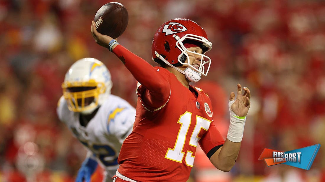 Patrick Mahomes throws 2 TDs in Chiefs win vs Chargers | FIRST THINGS FIRST