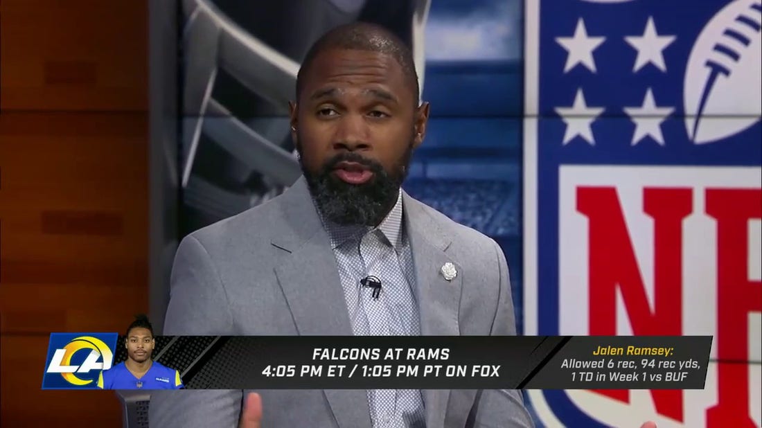 Charles Woodson and the 'Fox NFL Kickoff' crew question Jalen Ramsey's effort in Rams' week 1 matchup | FOX NFL Kickoff