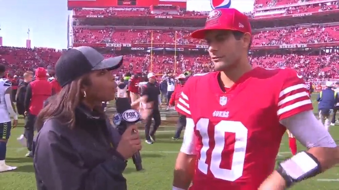 'It's an emotional game' - Jimmy Garappolo on 49ers' return at home against Seattle
