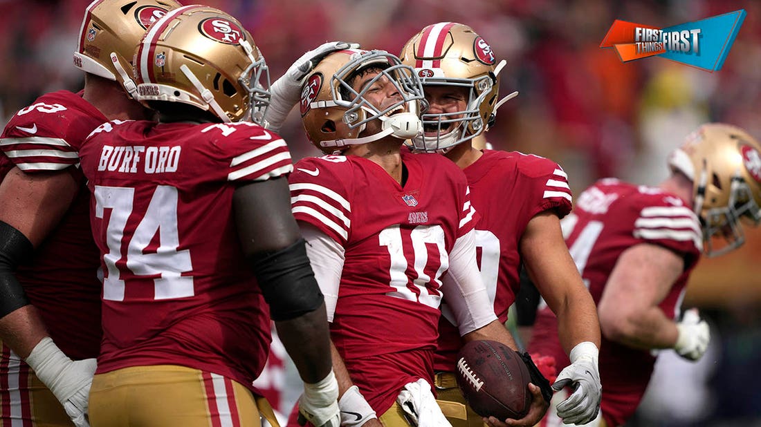 'The 49ers are better with Jimmy G', Chris Broussard explains | FIRST THINGS FIRST