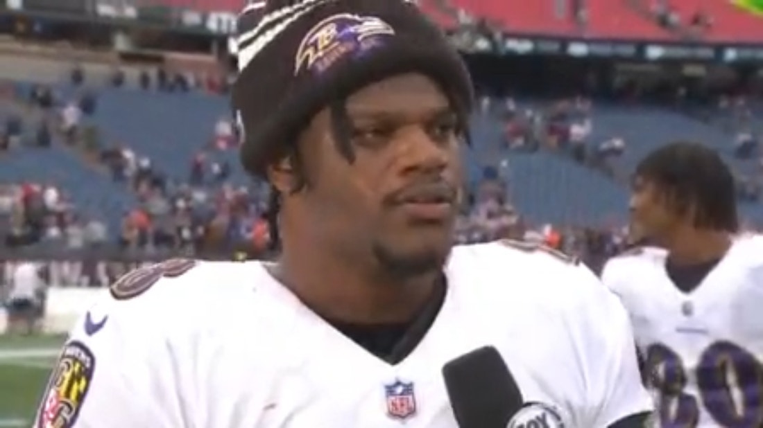 'You can't define your season by two games' - Ravens' Lamar Jackson reflects on bounce-back victory against Patriots