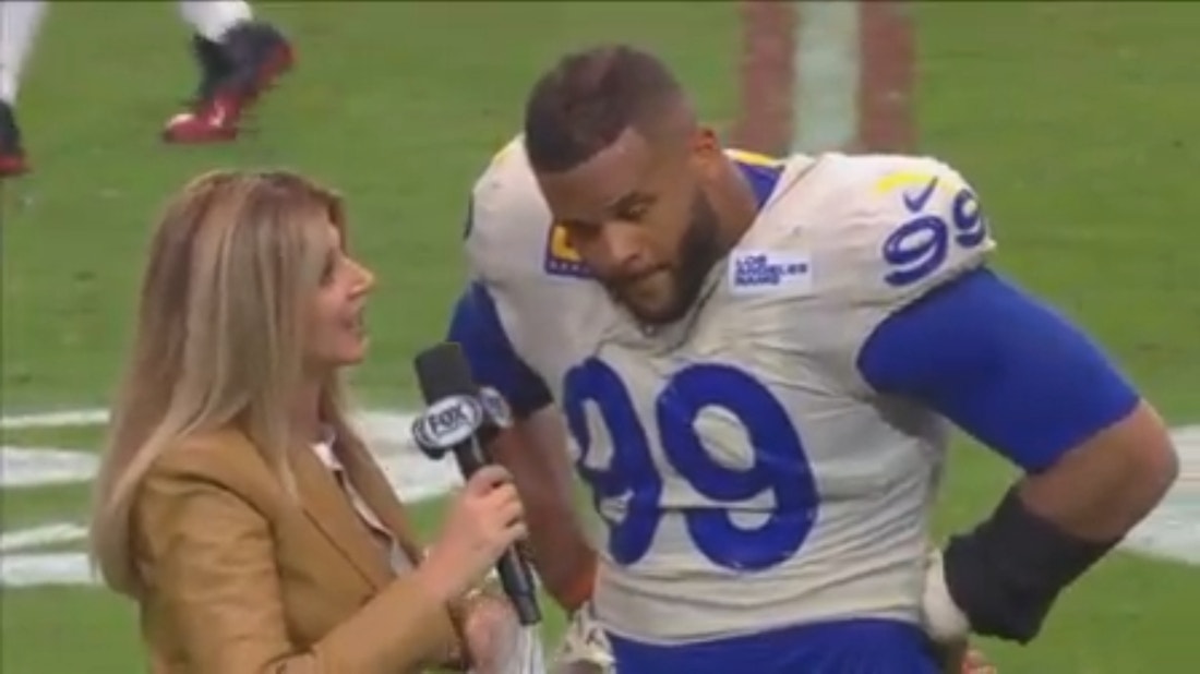 'It's a blessing' — Rams' Aaron Donald on being the fastest defensive tackle to reach 100 career sacks