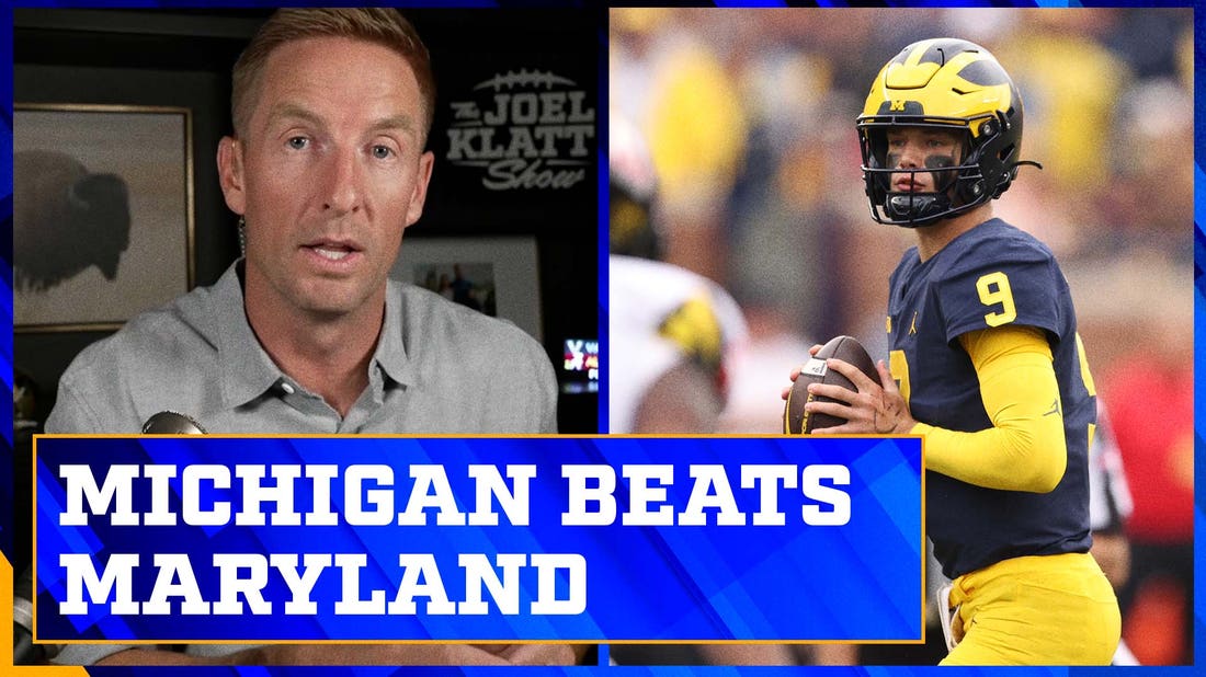 Michigan struggles but beats Maryland, Blake Corum & J.J. McCarthy | The Joel Klatt Show