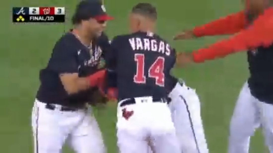 CJ Abrams hits walk-off single as Nationals defeat Braves 3-2