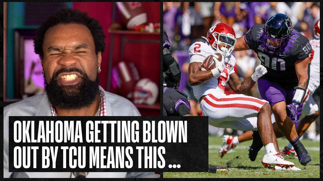 Oklahoma getting blown out by TCU means this — RJ Young| Number One College Football Show