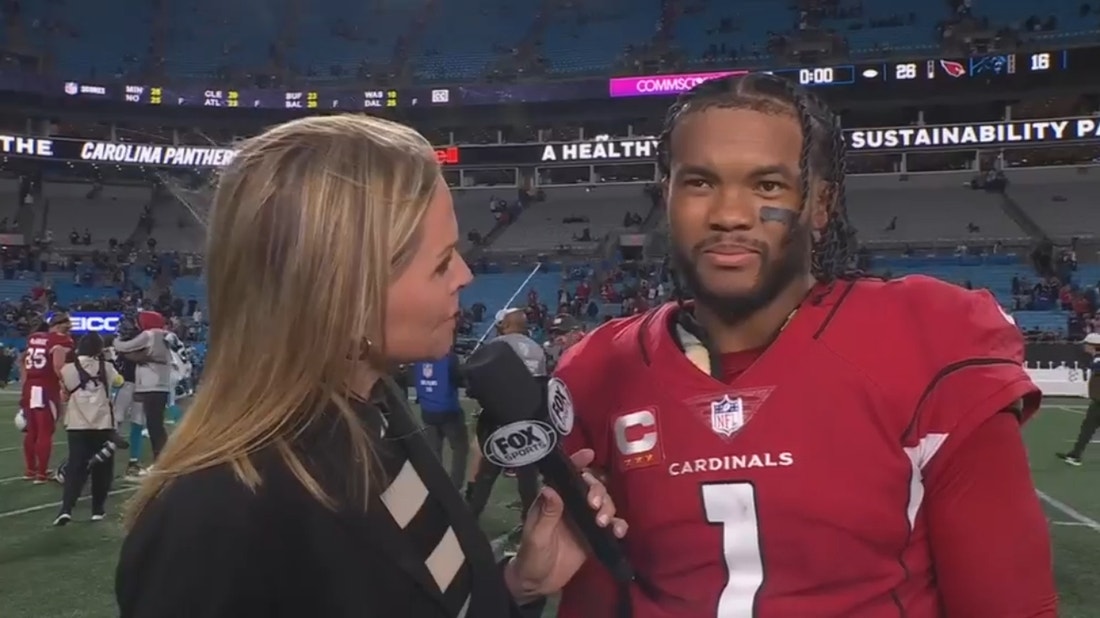 'The locker room was juice!' - Kyler Murray talks Cardinals' composure in victory over Panthers