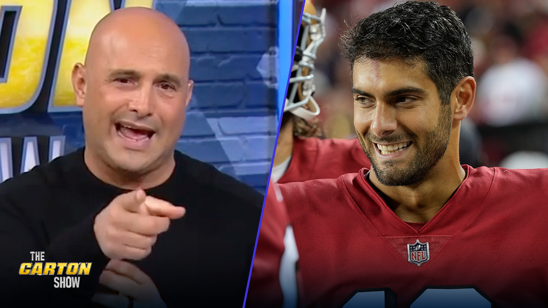 Niners win proves we took Jimmy Garoppolo for granted | THE CARTON SHOW