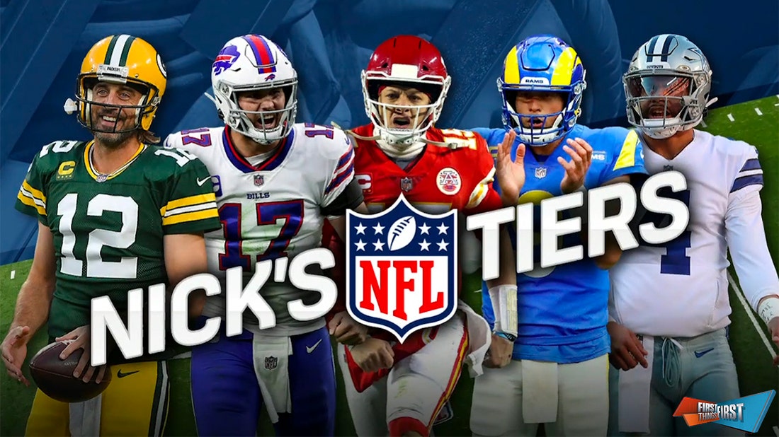 Eagles challenge Chiefs atop Nick's NFL Tiers entering Week 5 | FIRST THINGS FIRST