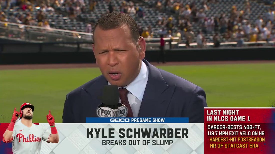 Kyle Schwarber breaks out of his slump for the Phillies and the 'MLB on FOX' crew discusses the significance