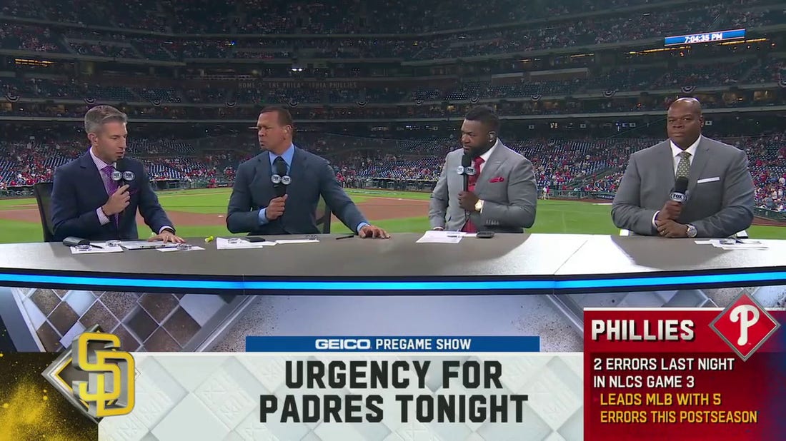 Padres have to show urgency tonight says the 'MLB on FOX' pregame crew