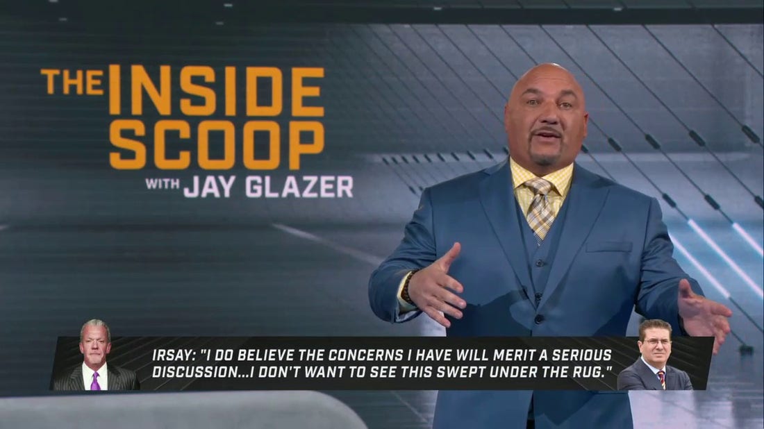 Jay Glazer provides the latest updates to the Jim Irsay-Dan Snyder dynamic | FOX NFL Sunday