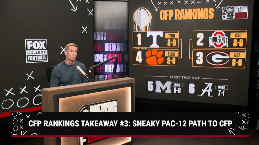 Joel Klatt's CFP Rankings Takeaways: SEC Coalition, Sneaky Pac-12, TCU | Breaking the Huddle