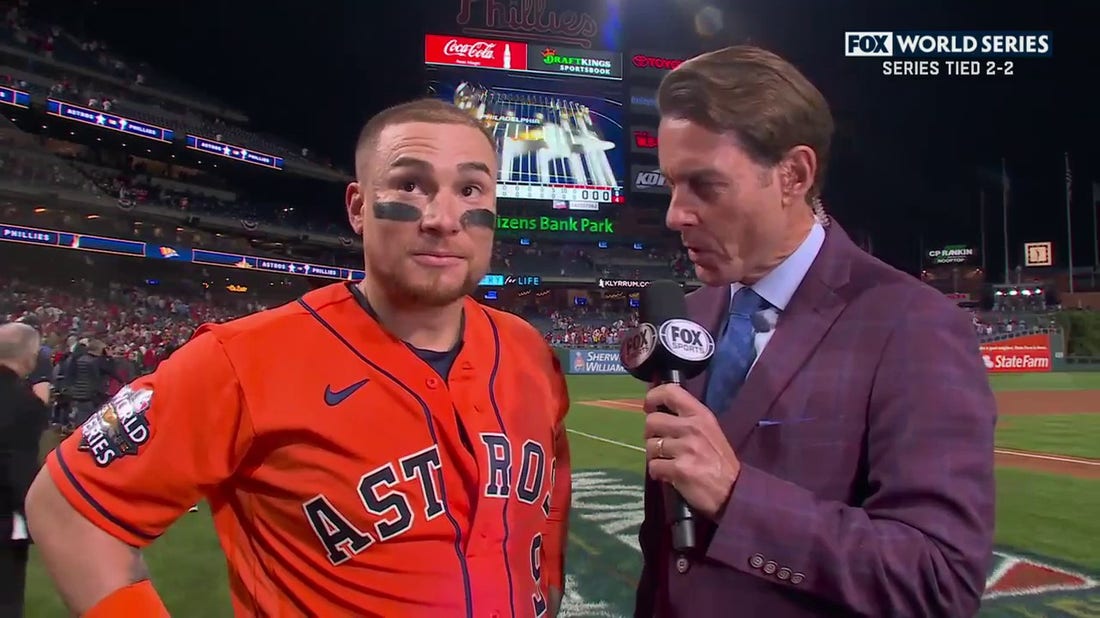 Astros' catcher Christian Vazquez speaks on his first career no-hitter caught