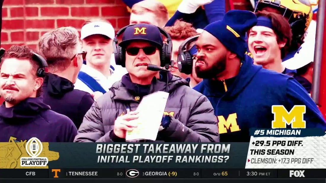 'Big Noon Kickoff' crew focuses on Michigan, TCU, the Pac-12, and more in their initial CFP rankings takeaways