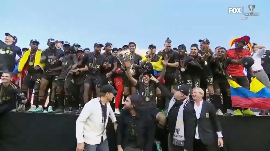 LAFC presented with MLS Cup trophy after victory over Philadelphia Union