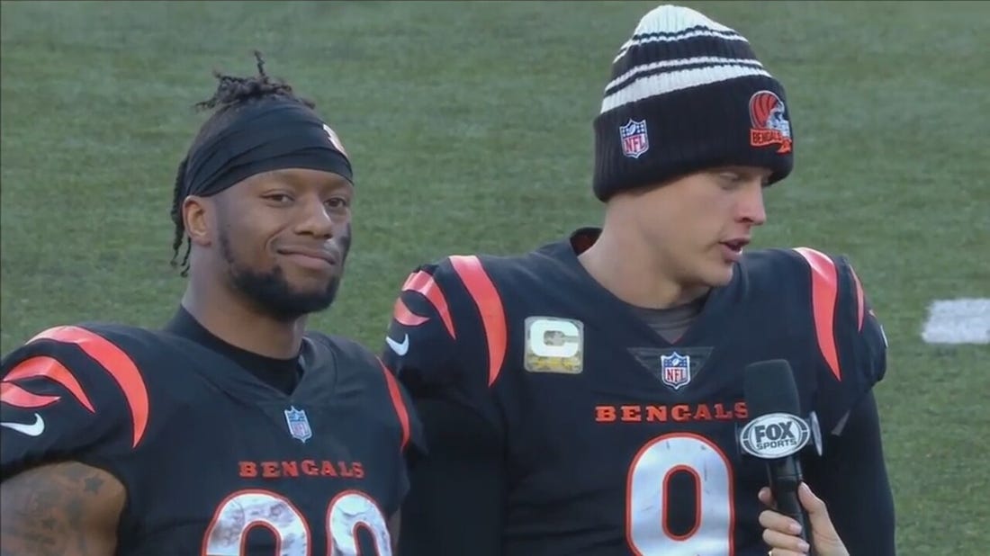 'We had to get this game' - Joe Burrow on the Bengals win going into the bye week