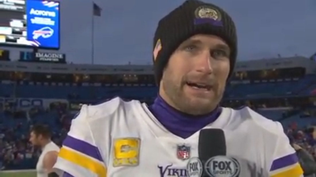 'We stayed together' — Kirk Cousins speaks with Pam Oliver on the Vikings' OT win against the Bills