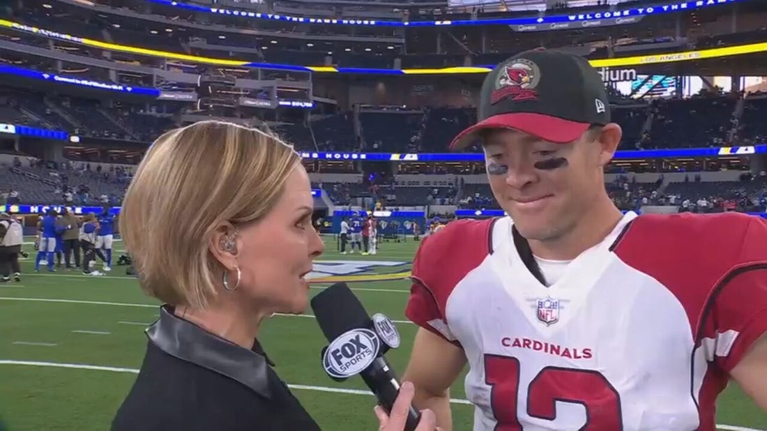 "We executed offensively" Colt McCoy talks about huge win for the Cardinals against Rams after a rough first half