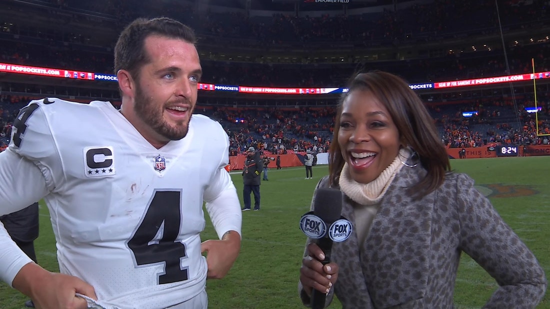 'Dreaming of playing together' - Derek Carr talks about connecting with Davante Adams for the game winning play