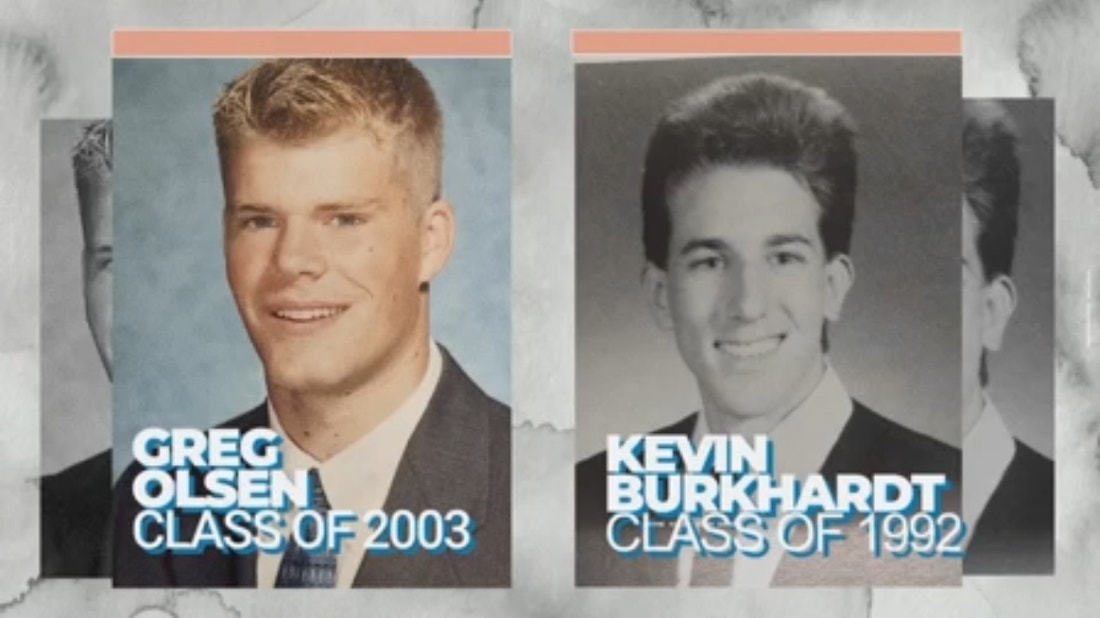 Greg Olsen and Kevin Burkhardt reminisce about their old hairdos