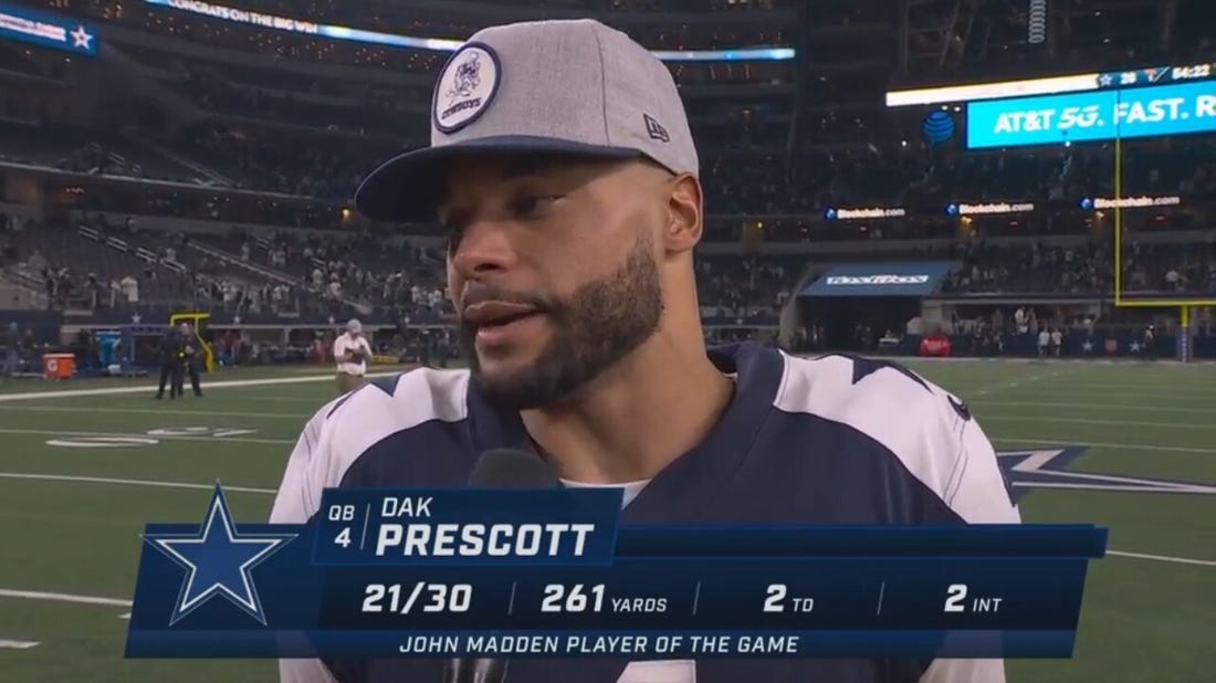 'Our defense can win a lot of games' - Dak Prescott following the Cowboys 28-20 victory over the Giants