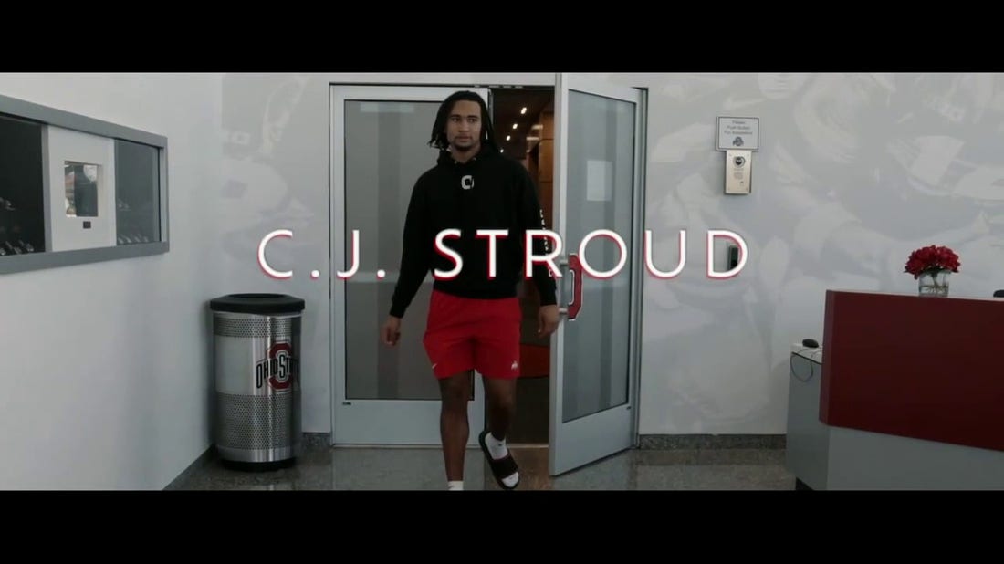 C.J. Stroud sits down with Matt Leinart to discuss his mentality heading into the rivalry matchup with Michigan