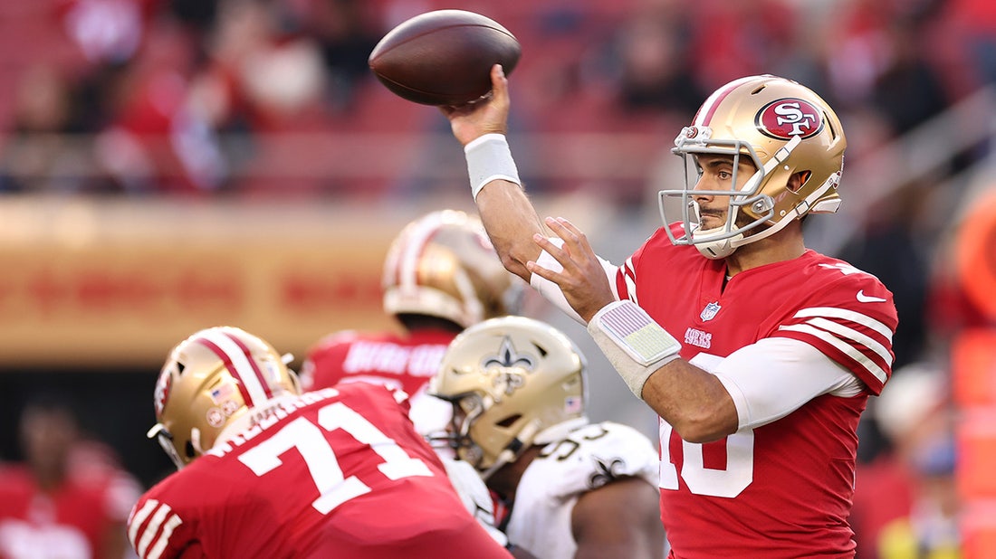 Jimmy Garoppolo led the 49ers to the 13-0 victory over the Saints in the hard fought win