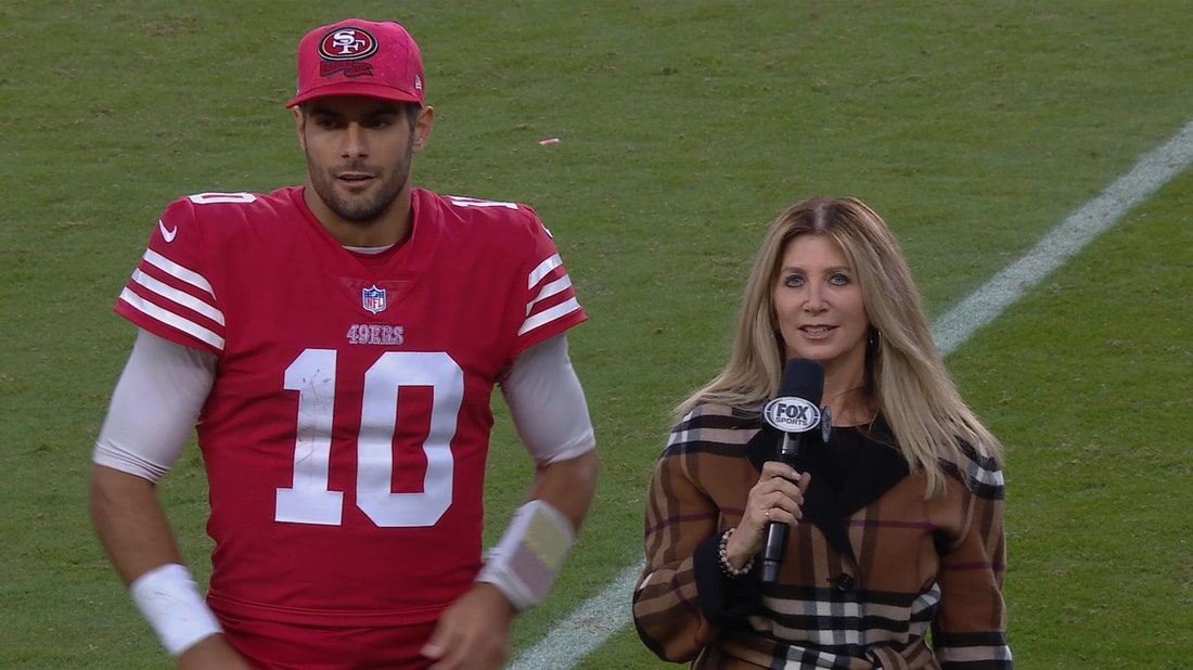 'Guys were mentally tough today' - Jimmy Garoppolo talks about the resilience that the 49ers showed in the win against the Saints