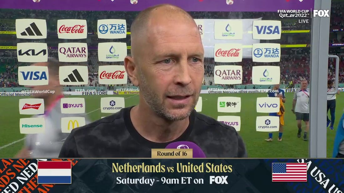 Gregg Berhalter speaks on the United States advancing to the knockout round in the 2022 FIFA World Cup