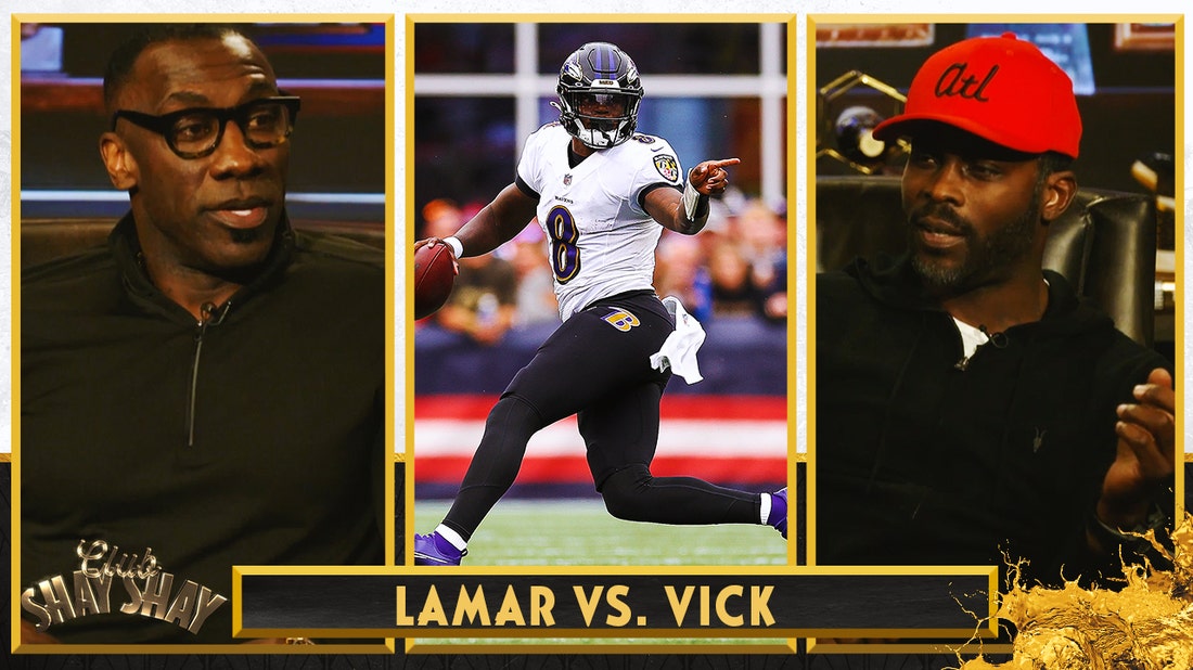 Michael Vick on if Lamar Jackson is a better running or passing QB than him | CLUB SHAY SHAY