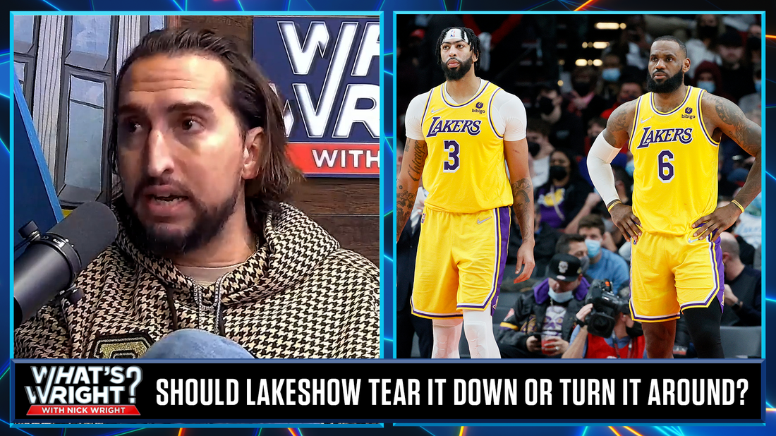 Lakers should NOT tear it down with Anthony Davis and LeBron's recent play | What's Wright?