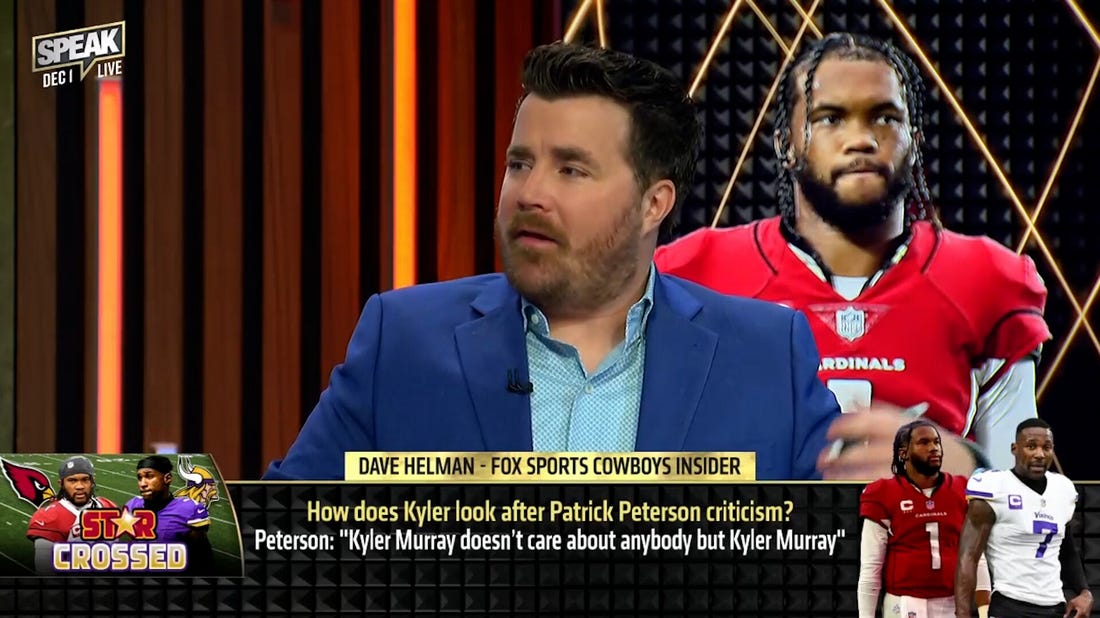 Patrick Peterson says 'Kyler Murray don't care about nobody but Kyler Murray' | NFL | SPEAK