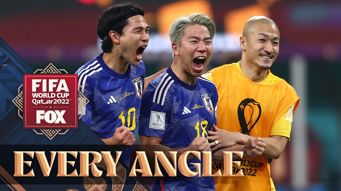Japan's Takuma Asano scores a GAME-WINNING goal in the 2022 FIFA World Cup | Every Angle
